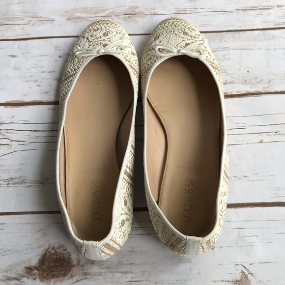 J. CREW 'Kiki' Stamped Ballet Flats - Picture 5 of 8